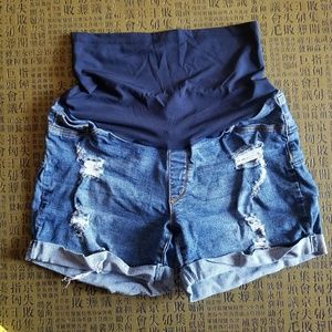 Maternity Jean Shorts